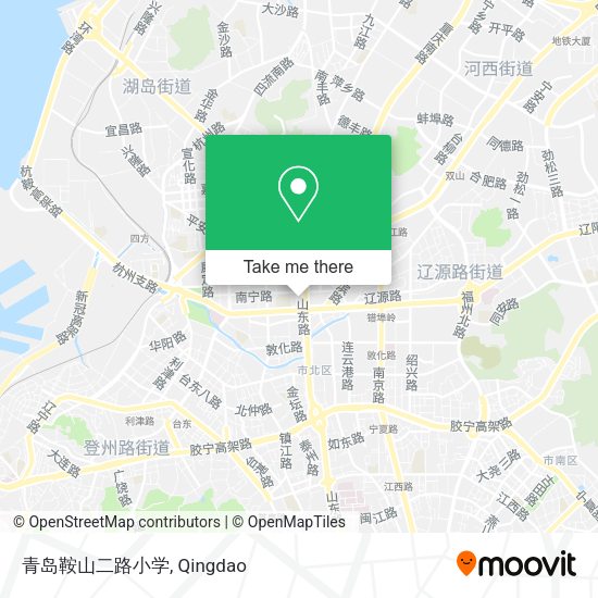 青岛鞍山二路小学 map