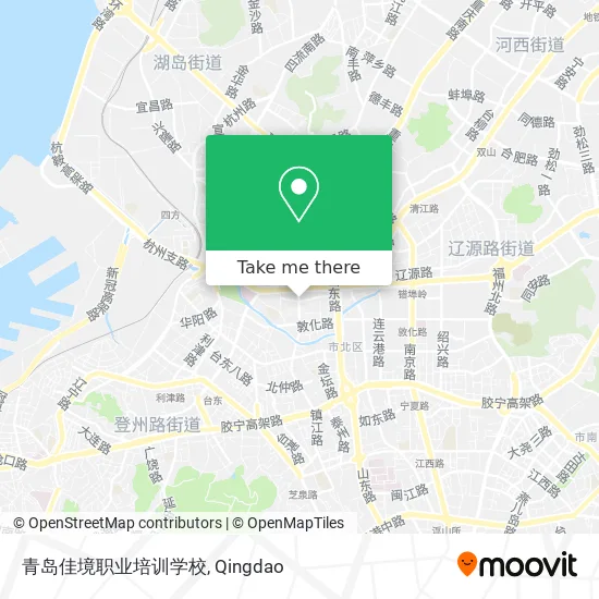青岛佳境职业培训学校 map