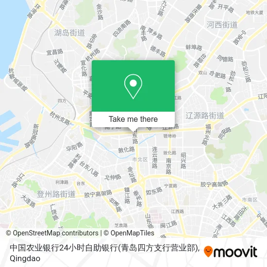 中国农业银行24小时自助银行(青岛四方支行营业部) map