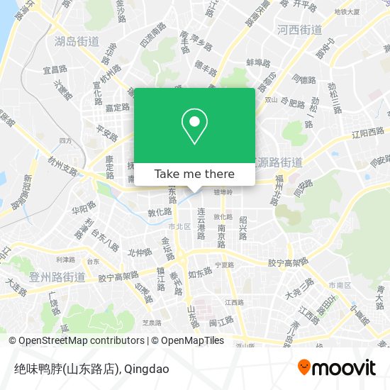 绝味鸭脖(山东路店) map