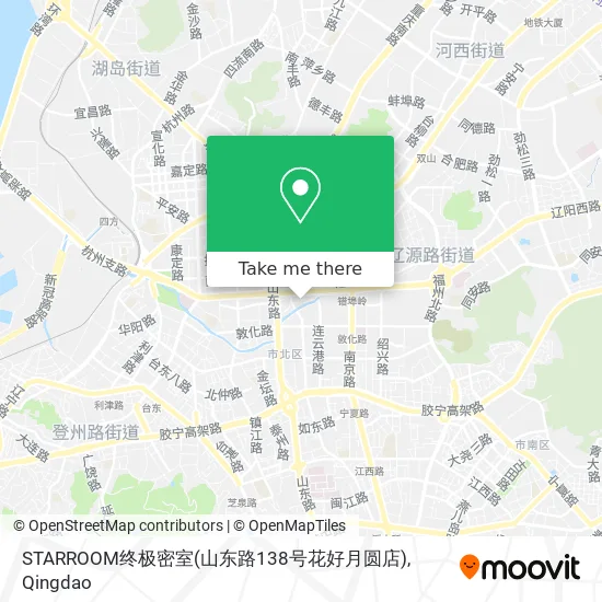 STARROOM终极密室(山东路138号花好月圆店) map