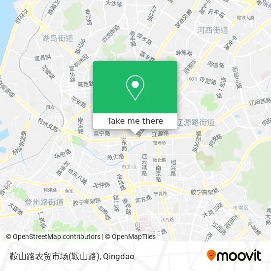 鞍山路农贸市场 map
