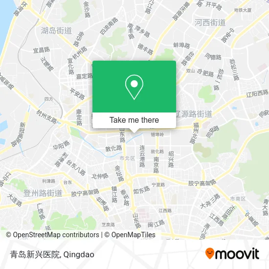青岛新兴医院 map