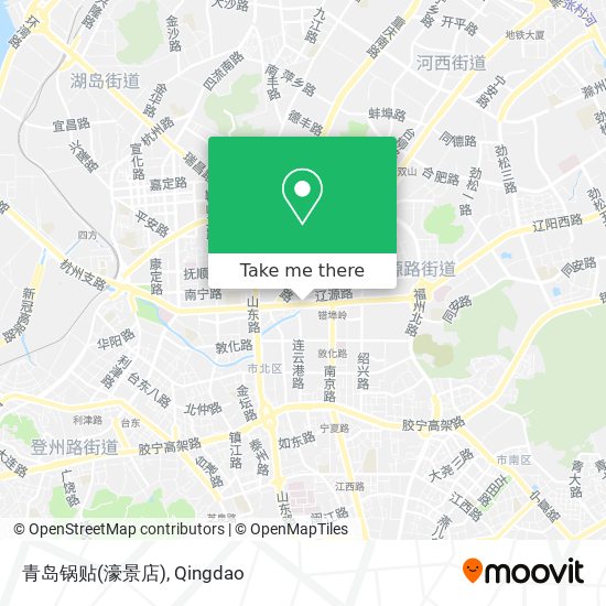 青岛锅贴(濠景店) map