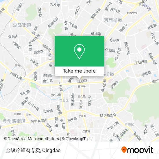 金锣冷鲜肉专卖 map