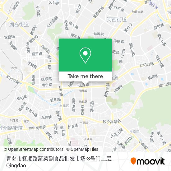 青岛市抚顺路蔬菜副食品批发市场-3号门二层 map