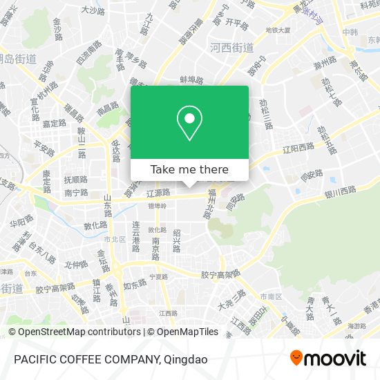 PACIFIC COFFEE COMPANY map