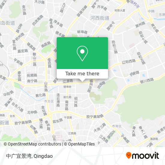 中广宜景湾 map