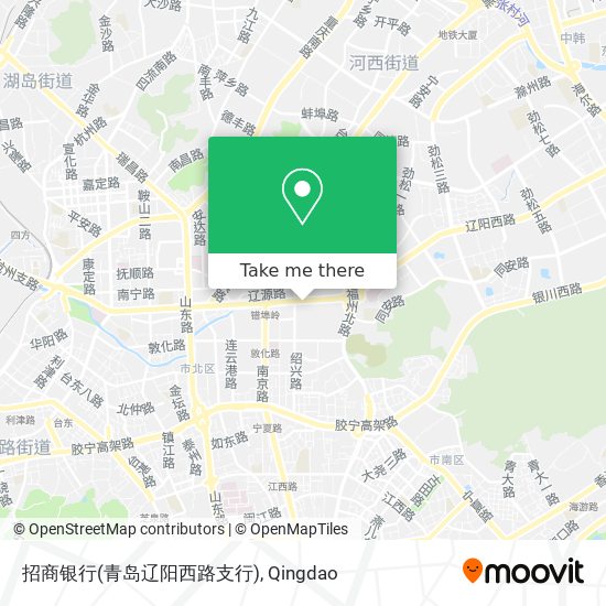 招商银行(青岛辽阳西路支行) map