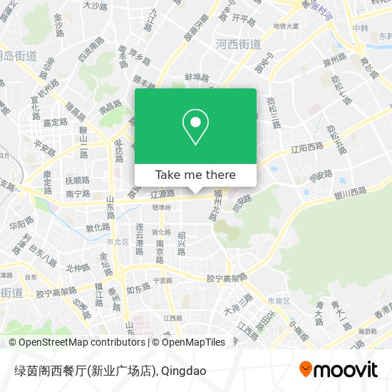 绿茵阁西餐厅(新业广场店) map