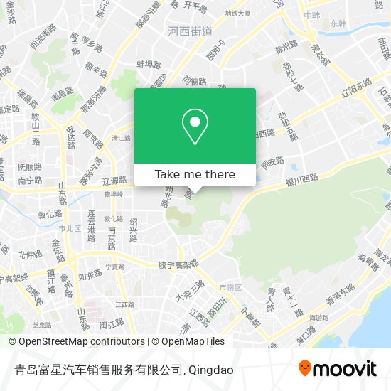 青岛富星汽车销售服务有限公司 map