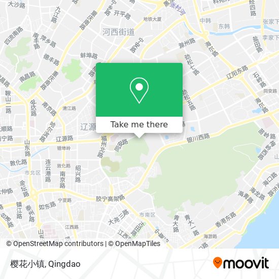 樱花小镇 map