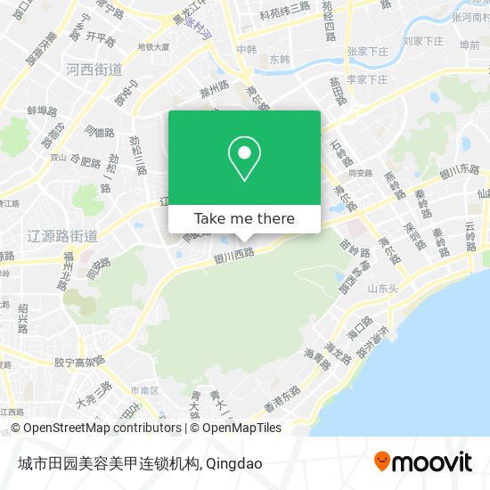 城市田园美容美甲连锁机构 map