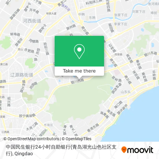 中国民生银行24小时自助银行(青岛湖光山色社区支行) map