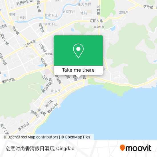 创意时尚香湾假日酒店 map
