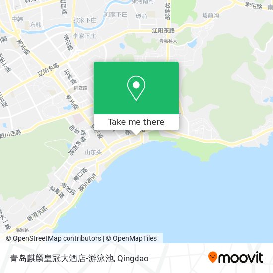 青岛麒麟皇冠大酒店-游泳池 map