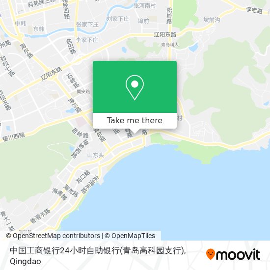 中国工商银行24小时自助银行(青岛高科园支行) map