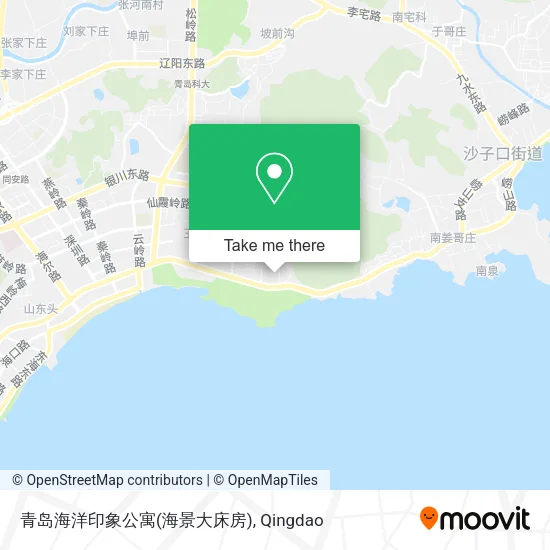 青岛海洋印象公寓(海景大床房) map