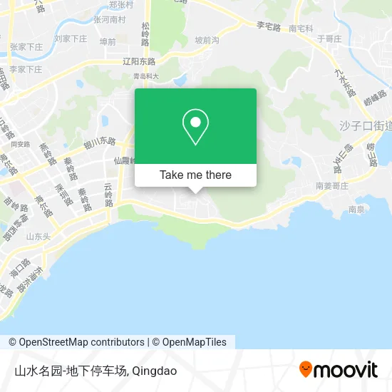 山水名园-地下停车场 map