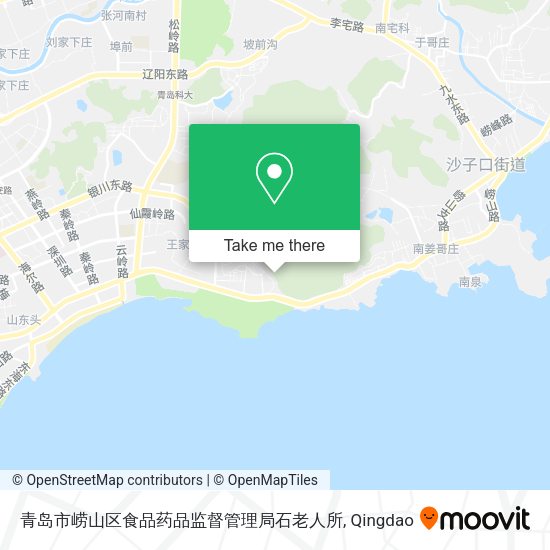 青岛市崂山区食品药品监督管理局石老人所 map