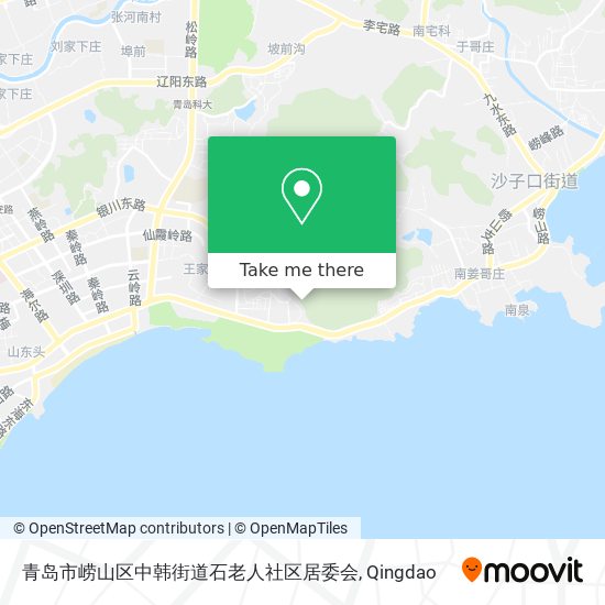 青岛市崂山区中韩街道石老人社区居委会 map