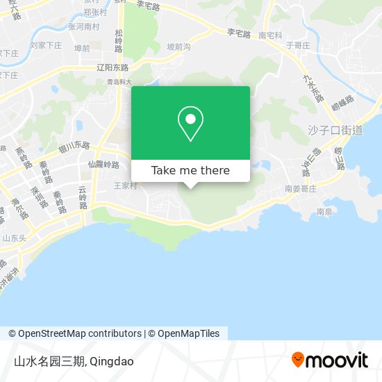 山水名园三期 map