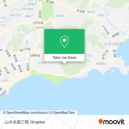 山水名园三期 map