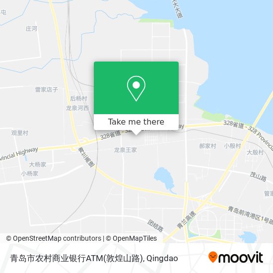 青岛市农村商业银行ATM(敦煌山路) map