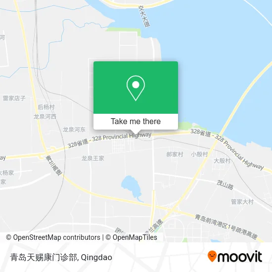 青岛天赐康门诊部 map