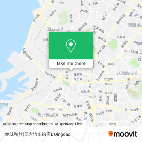 绝味鸭脖(四方汽车站店) map