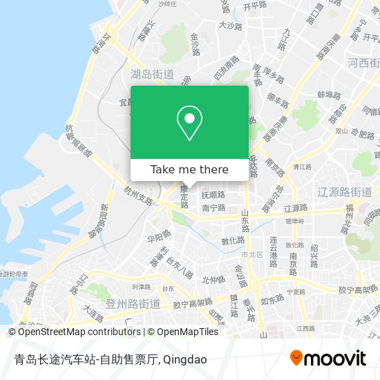 青岛长途汽车站-自助售票厅 map