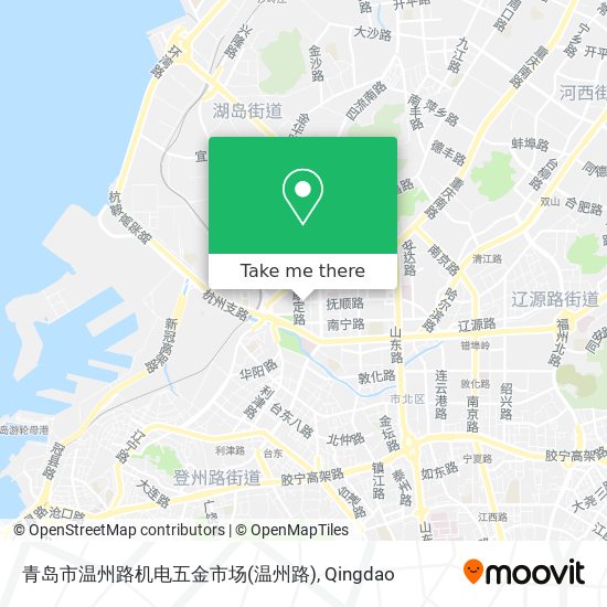 青岛市温州路机电五金市场 map