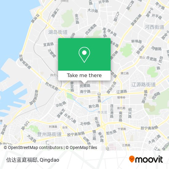 信达蓝庭福邸 map