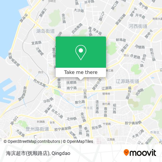 海滨超市(抚顺路店) map