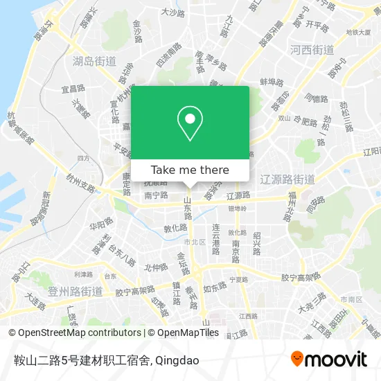 鞍山二路5号建材职工宿舍 map