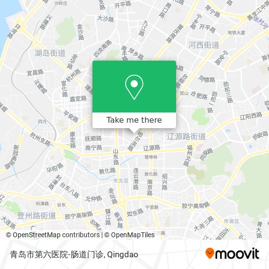 青岛市第六医院-肠道门诊 map