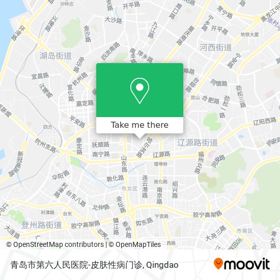 青岛市第六人民医院-皮肤性病门诊 map