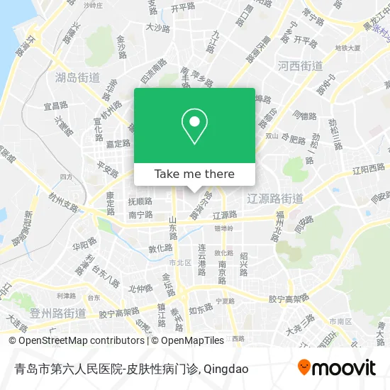 青岛市第六人民医院-皮肤性病门诊 map