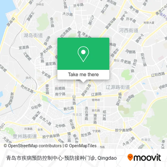 青岛市疾病预防控制中心-预防接种门诊 map