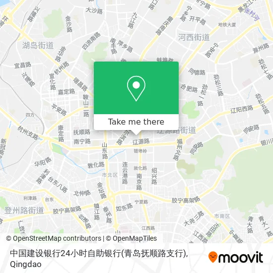 中国建设银行24小时自助银行(青岛抚顺路支行) map