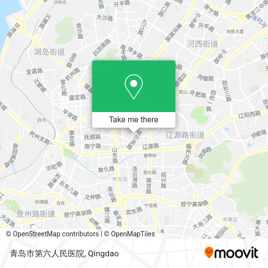 青岛市第六人民医院 map