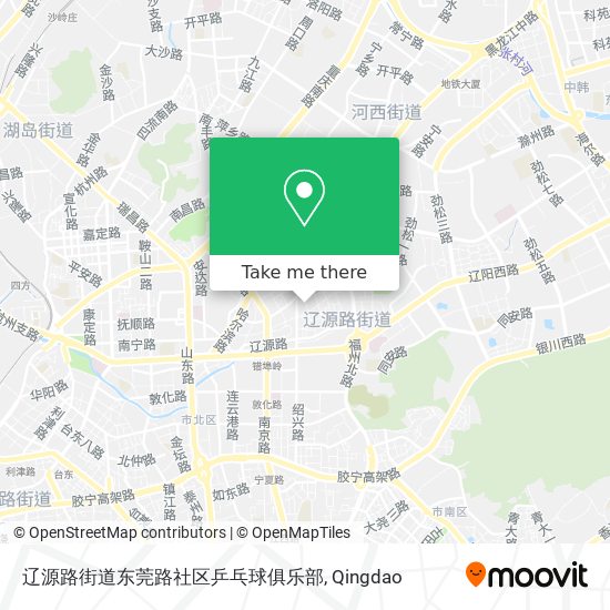 辽源路街道东莞路社区乒乓球俱乐部 map