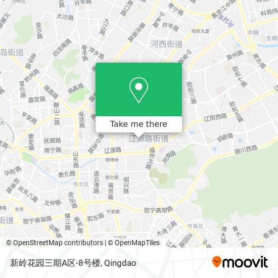新岭花园三期A区-8号楼 map