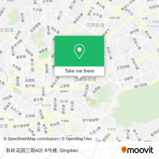 新岭花园三期A区-8号楼 map