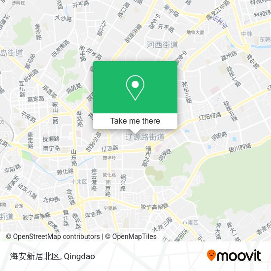 海安新居北区 map