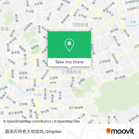 颜张氏特色大馅馄饨 map