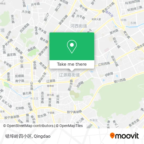 错埠岭四小区 map