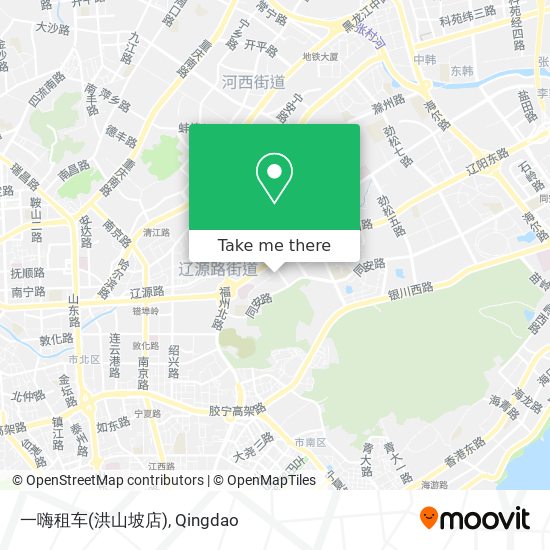 一嗨租车(洪山坡店) map