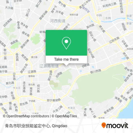 青岛市职业技能鉴定中心 map