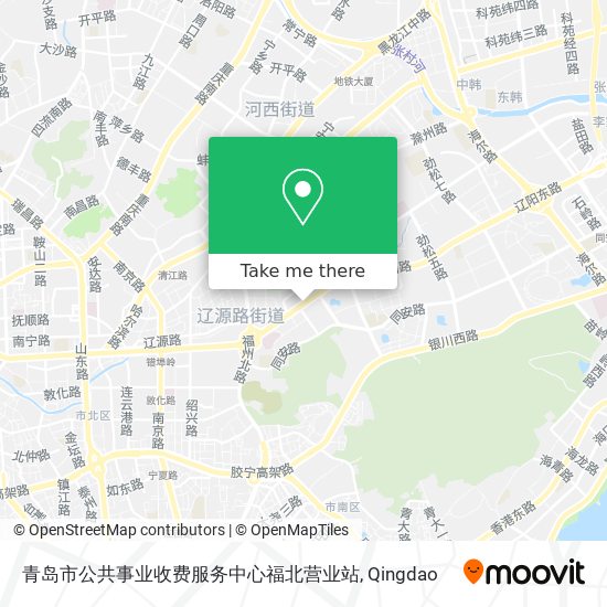 青岛市公共事业收费服务中心福北营业站 map